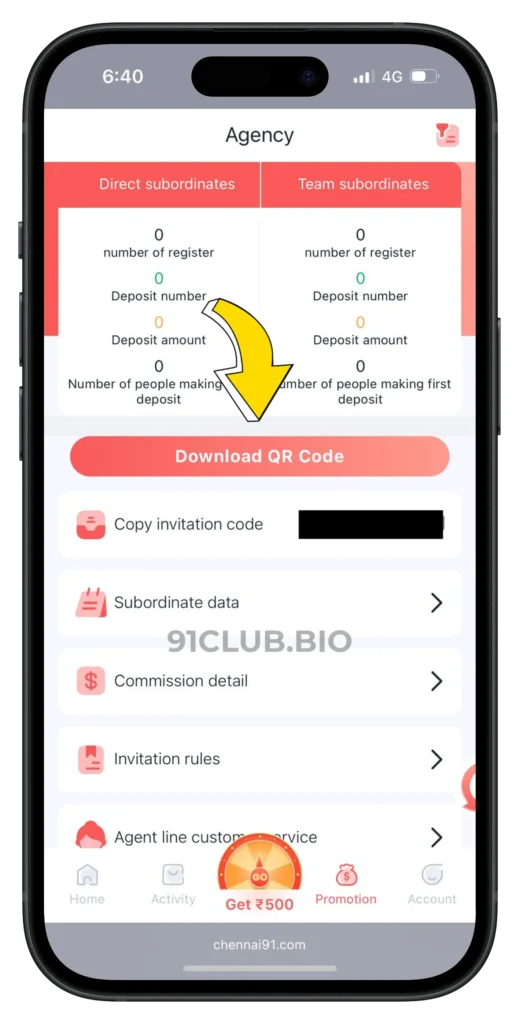 91-club-promotional-page